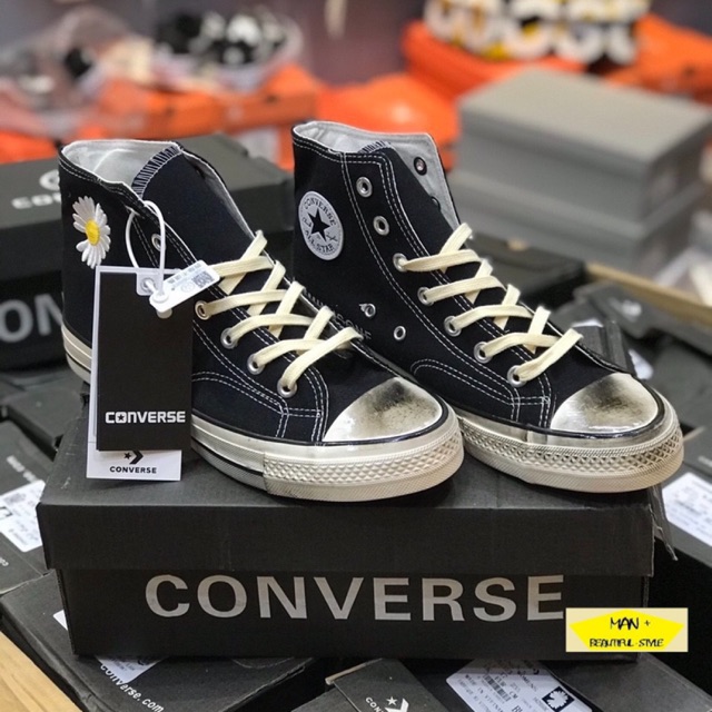 (Full box + quà tặng + free ship) giày thể thao cao cổ PEACEMINUSONE x converse chuck 1970s dành cho nam nữ