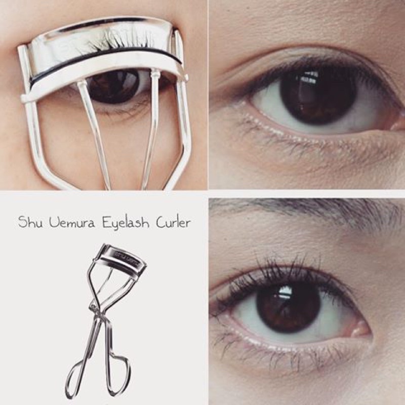 (Tặng dao cạo lông mày)Kẹp Bấm Mi Shu Uemura Eyelash Curler( được kèm thêm 1 miếng đệm)