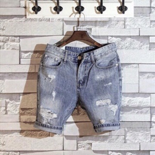 Quần short jean nam thời trang cao cấp ms690