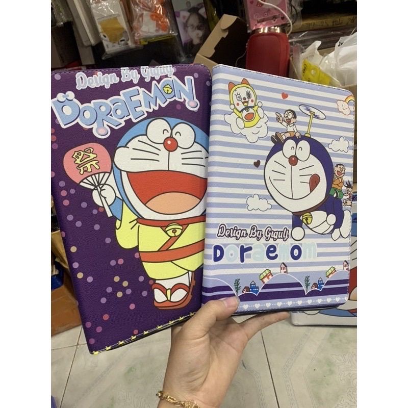 Bao da Samsung Tab A 9.7inch P555 dẻo hình kitty doremon siêu dễ thương