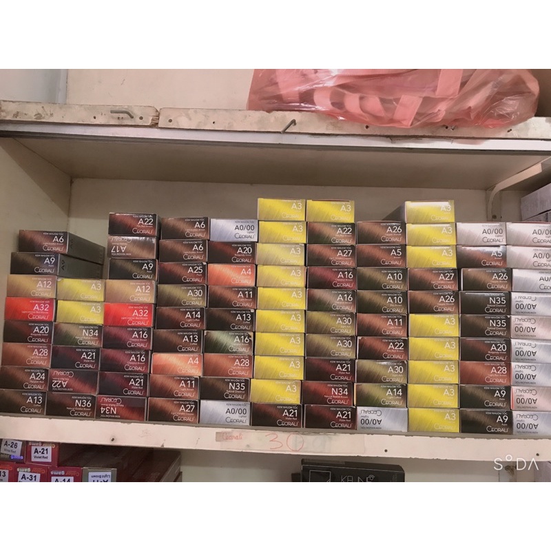 Kem nhuộm tóc Ceorali Natural black A