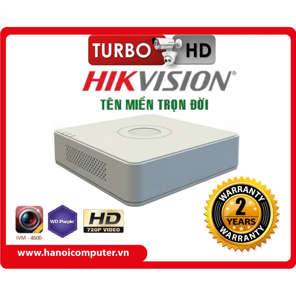 Đầu ghi hình camera Hikvision DS-7104HGHI-F1 | DS-7204HGHI-K1 Hàng Chính Hãng