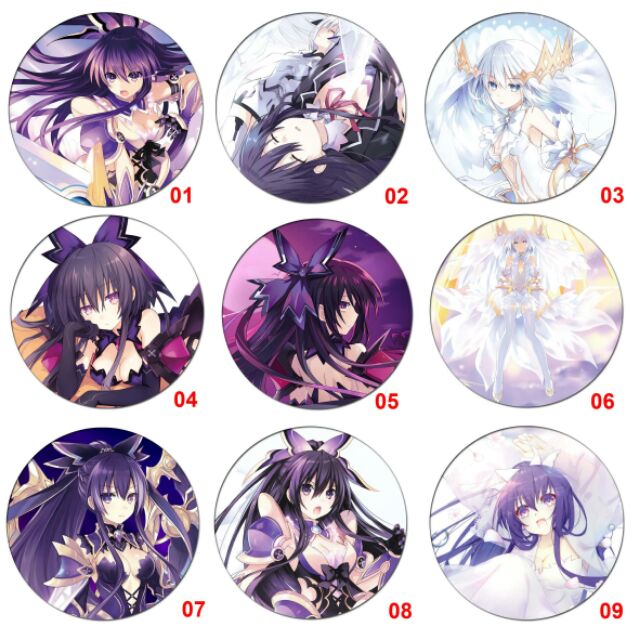 Huy hiệu anime DATE ALIVE - TOHKA