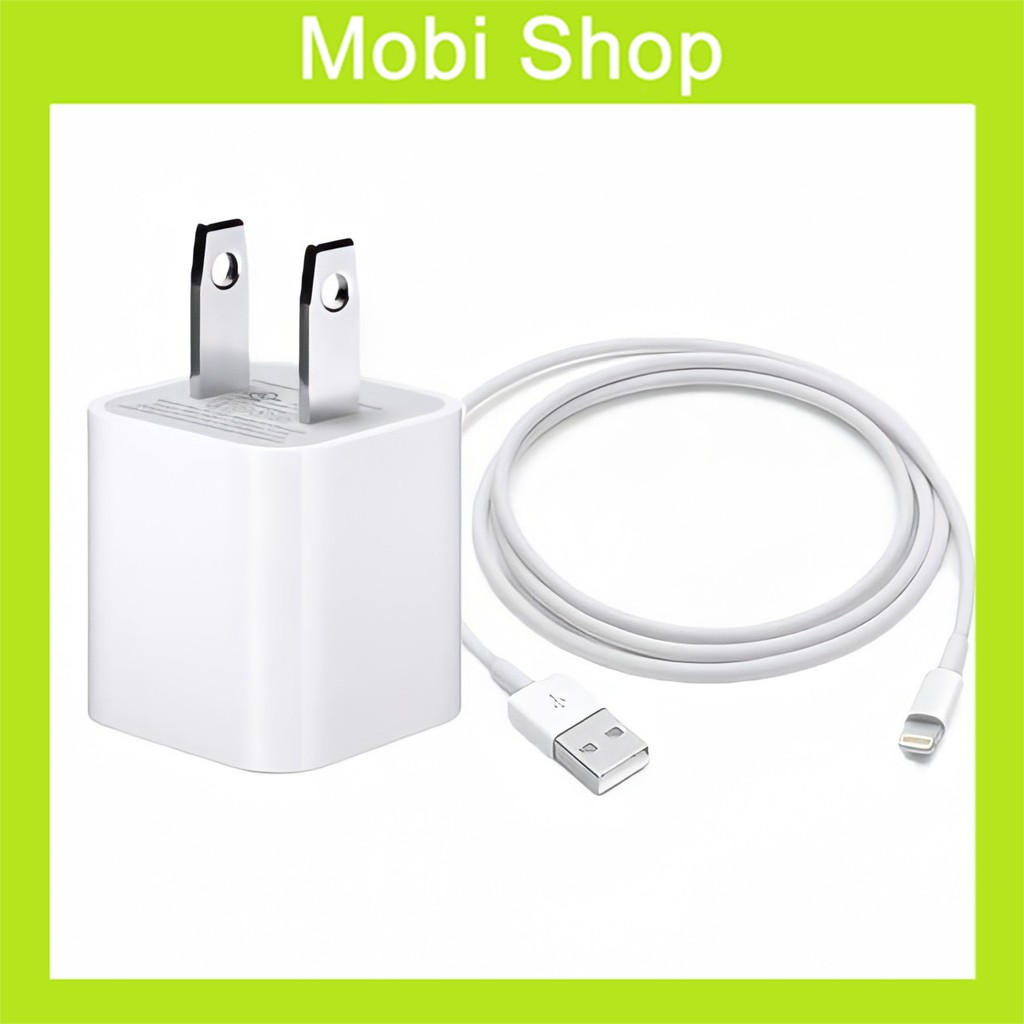 Bộ củ sạc A21 và dây sạc Foxconn cao cấp cho IPcác dòng từ 5/5s đến XS MAX