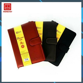 Sổ da a5 hồng hà 4542