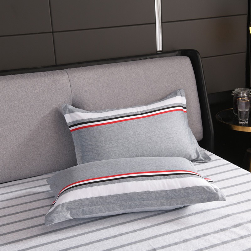 [Pillowcase]18Design Simple And New Comfortable Bedroom With Household Washable Cotton Pillowcase (Single Pack)