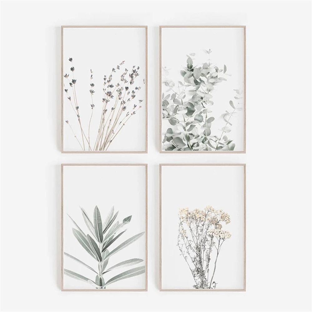 Tranh Treo Tường Vải Canvas Phong Cách Bắc Âu Hiện Đại
