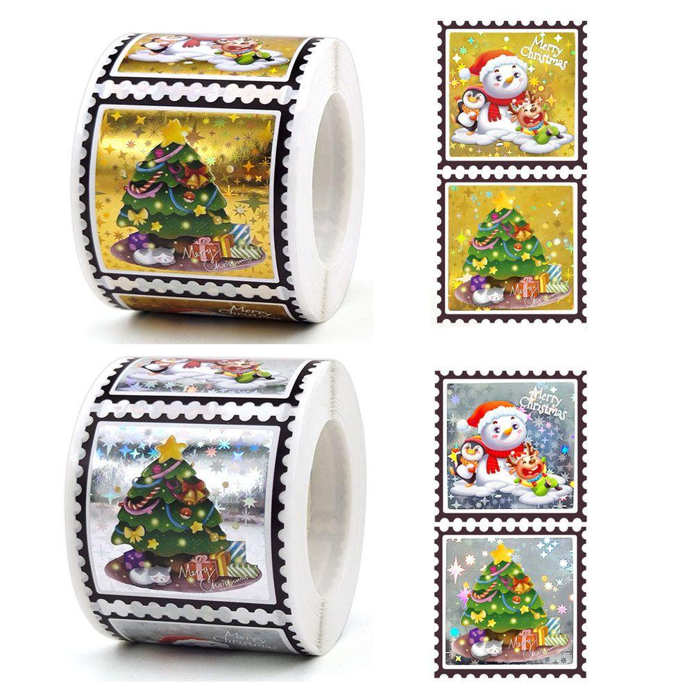 YOLA Nhãn Dán Trang Trí Giáng Sinh In Chữ Merry Christmas