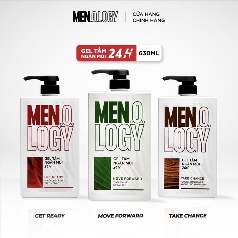 Gel Tắm Nam Khử Mùi MEN.O.LOGY 630ML