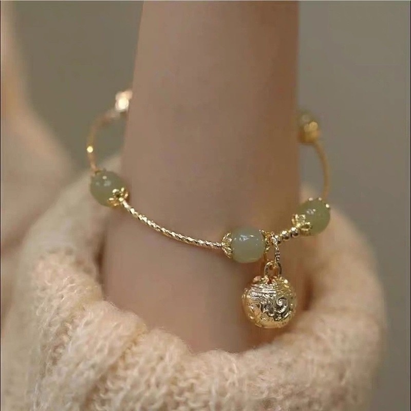 Vòng Đeo Tay Mặt Chuông Phong Cách Cổ Điển Làm Quà Tặng Cho Bạn Gái Cocojelowelry