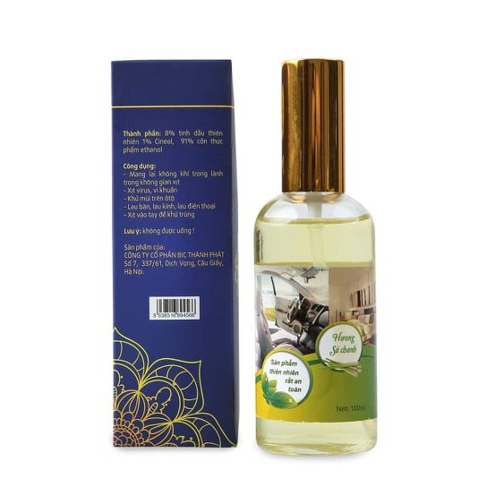 Xịt Tẩy Rửa Không Khí Đa Năng Safelife - 100ml (xịt phòng, ô tô, khử trùng)