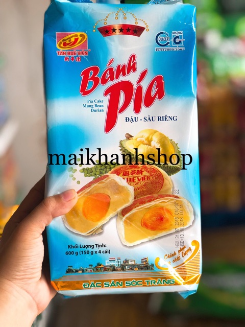 ✅ Bánh Pía Tân Huê Viên 4 Sao màu hồng