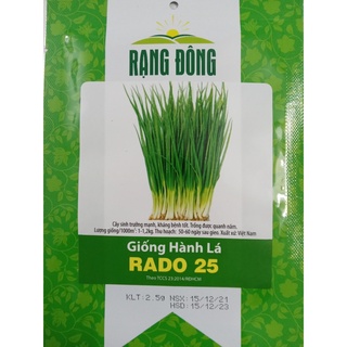 Hạt giống Hành Lá RADO 25