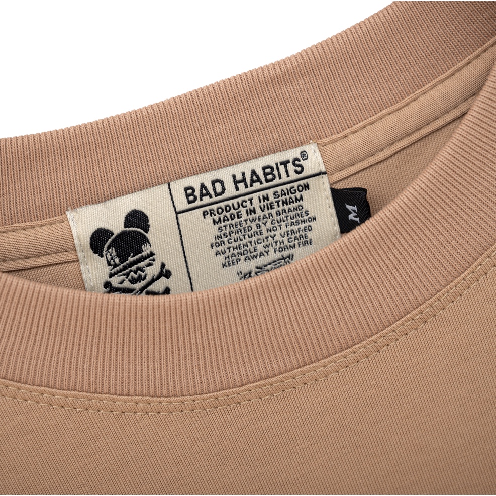Áo Thun Nam Nữ Bad Habits &quot;RAW&quot; STRIPE LONG SLEEVE - LOCAL BRAND CHÍNH HÃNG