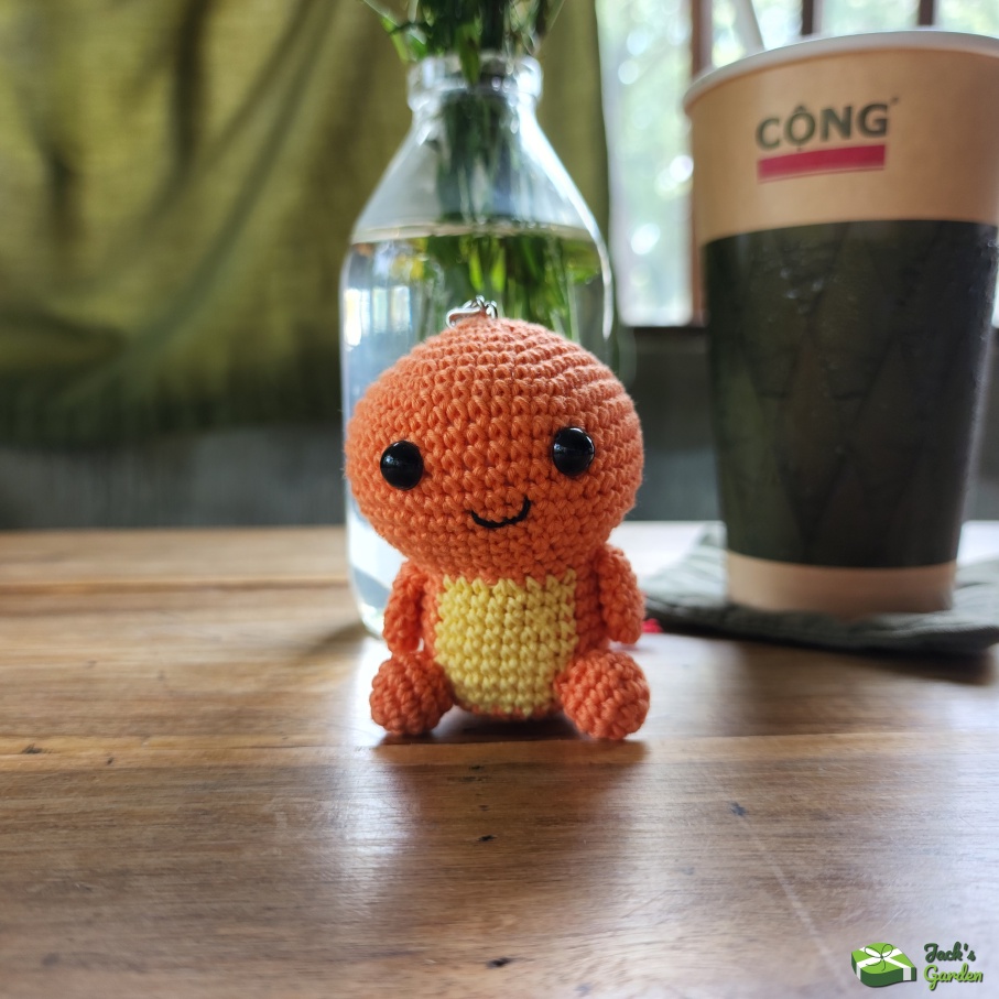 Móc khóa Pokemon bằng len handmade