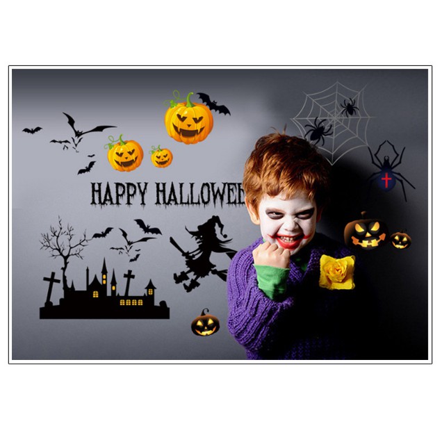 Decal trang trí tường - Halloween Rùng Rợn 05