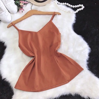 Áo voan 2 dây dày mịn. Chỉ 55k