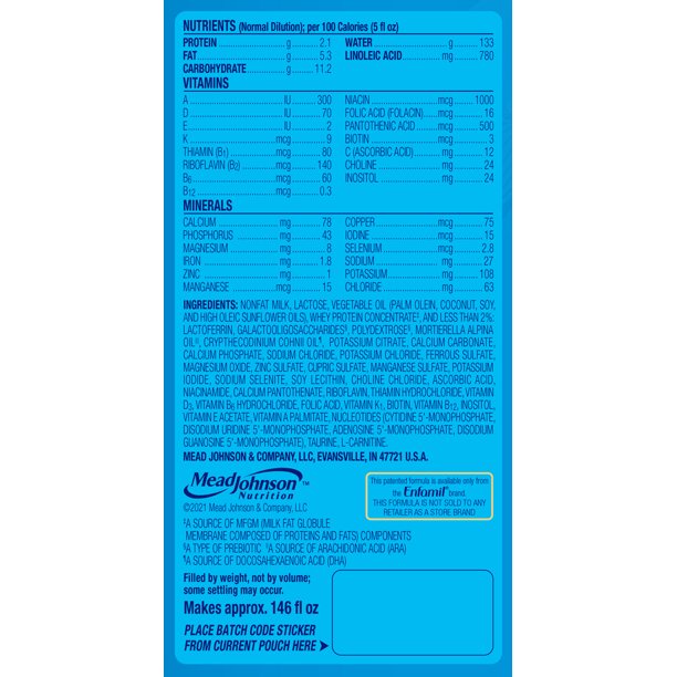 Sữa bột Enfamil Enspire Infant Formula 581g Mỹ