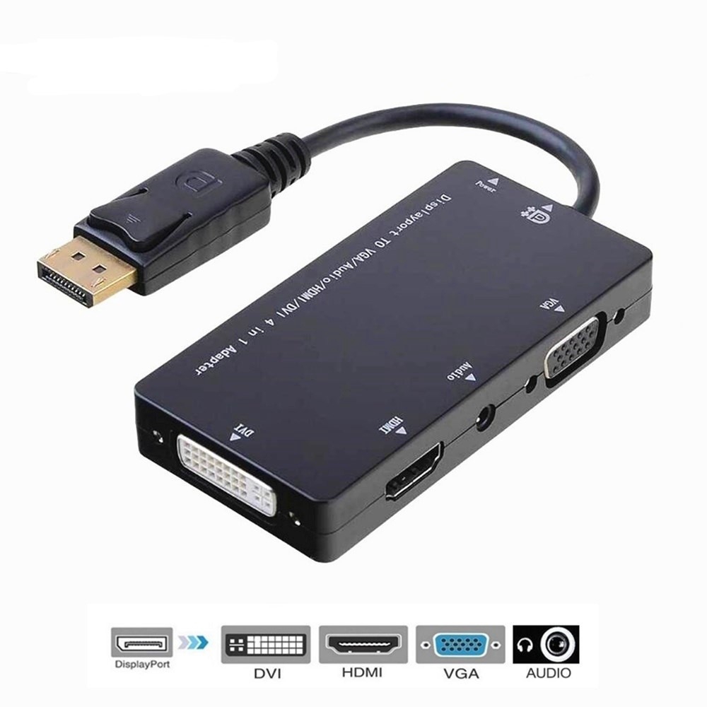 Đầu Chuyển Đổi Từ Displayport Dp Sang Dvi Hdmi Vga Cho Apple Macbook Air Pro Aitemi