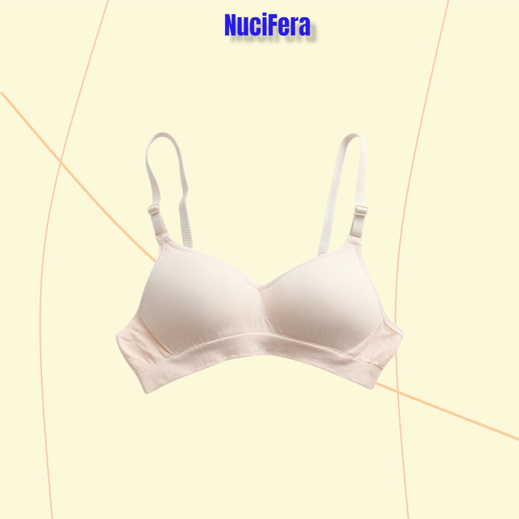 Áo lót ngực nữ đệm mỏng không gọng phom ôm nâng ngực đẹp AL36_NuciFera