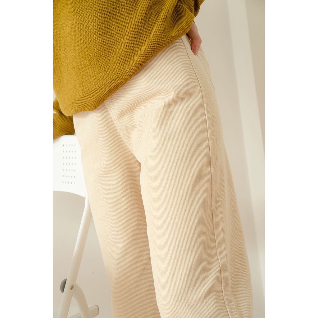 Quần ống suôn nhung LENCLOTHING 8257-8258-8259