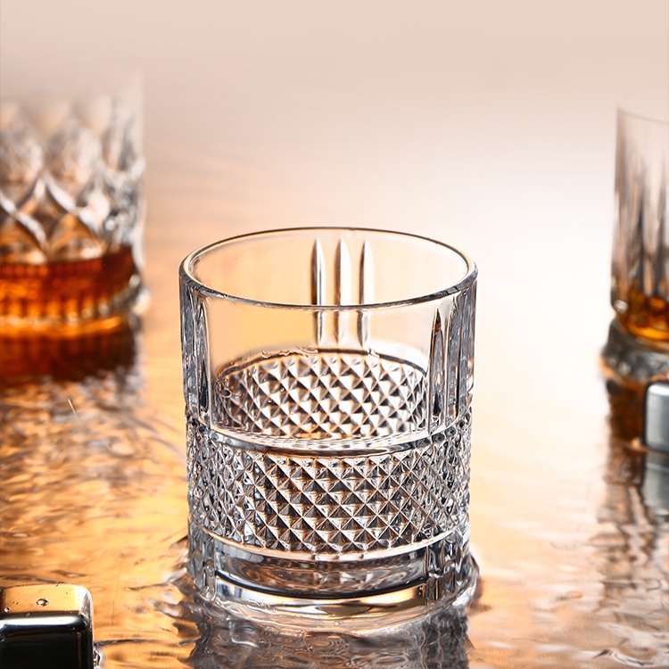 Ly Whiskey - Rock Whiskey Glass - Ly Rock Thủy Tinh