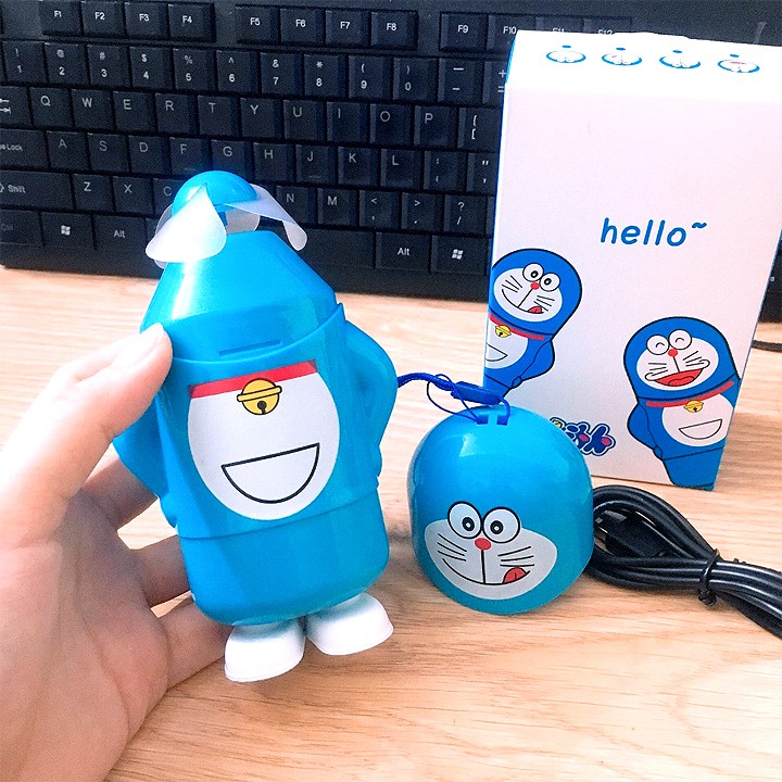 Quạt Sạc Cầm Tay DORAEMON