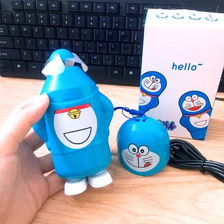 Quạt sạc cầm tay doraemon