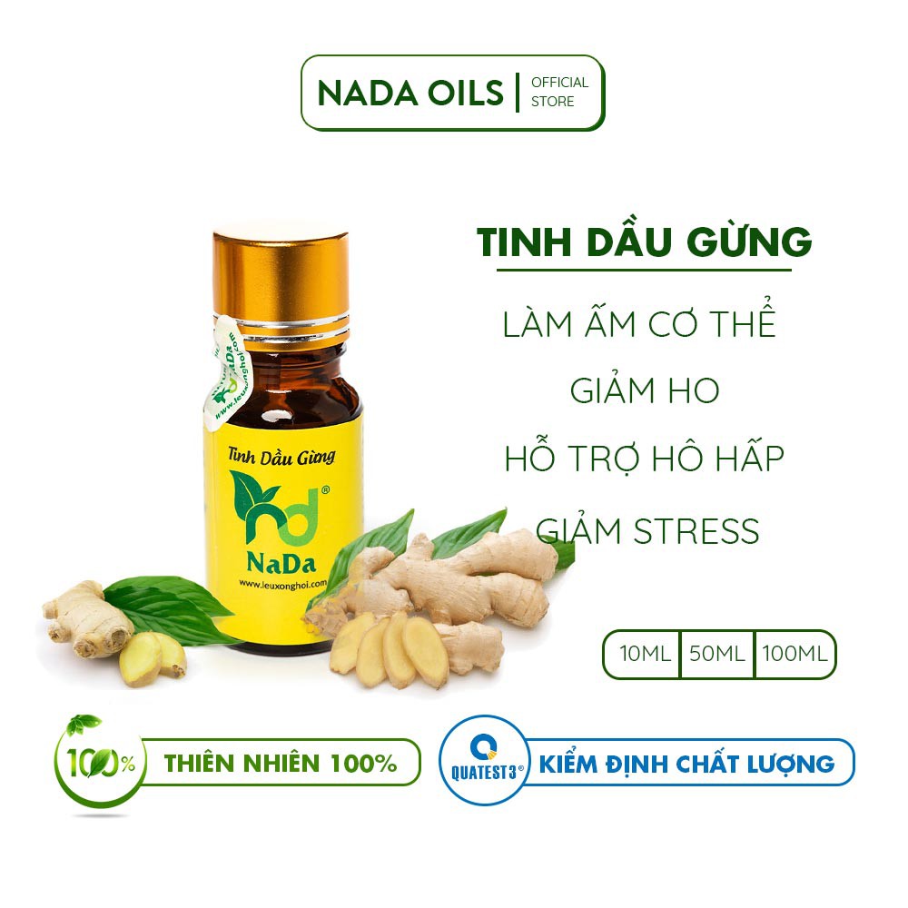 COMBO 3 Tinh dầu Xông Hơi: Sả Chanh, Gừng, Chanh Sần | Nguyên chất 100% từ thiên nhiên