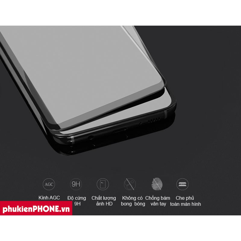Kính cường lực Nillkin 3D CP+ Max dành cho Samsung Galaxy S8 / S8 Plus