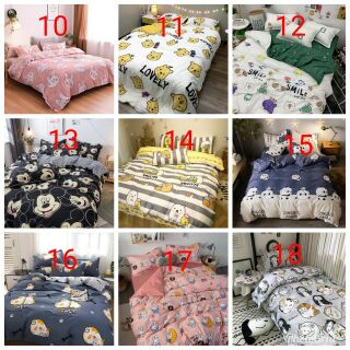 Bộ chăn ga gối cotton poly nhập khẩu mẫu mới