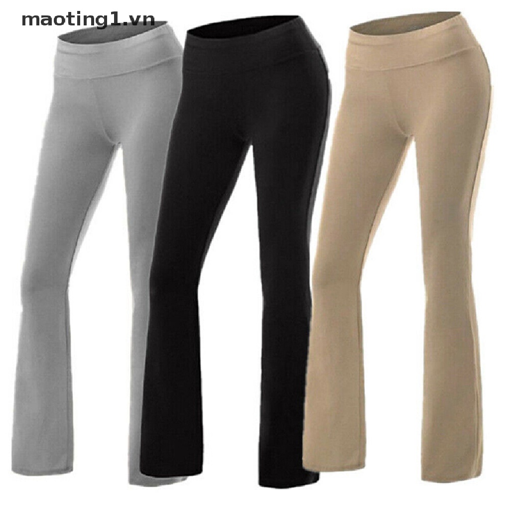[MT1] Quần legging ống loe tập thể thao/yoga/chạy bộ cho nữ | BigBuy360 - bigbuy360.vn