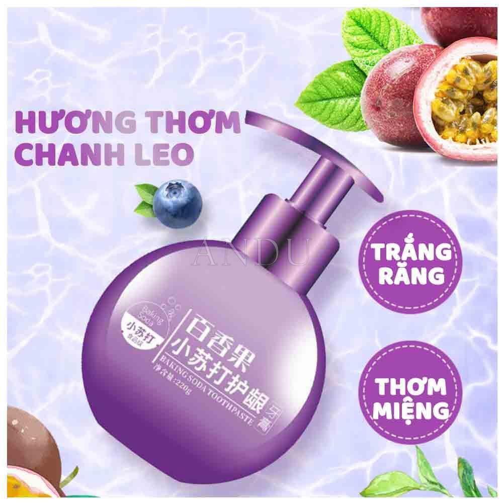 Kem đánh răng Baking soda Toothpaste, siêu tẩy ố vàng trên răng, hơi thở thơm mát
