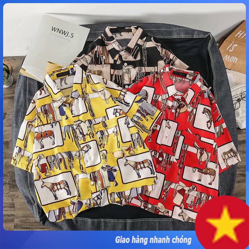 (1 cái, M-3XL) Unisex，Áo sơ mi nam và nữ mỏng mùa hè, Chủ đề tranh trừu tượng, Áo sơ mi cặp đôi (Vớ miễn phí)