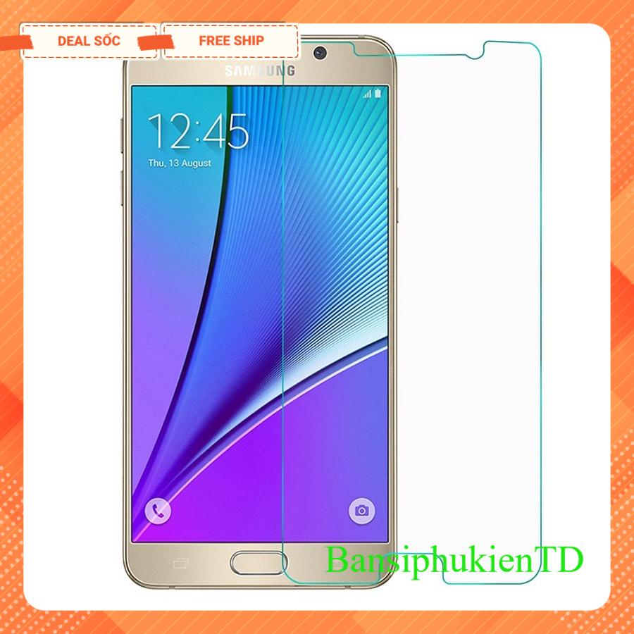 Kính cường lực samsung galaxy note 5 - tặng giấy lau