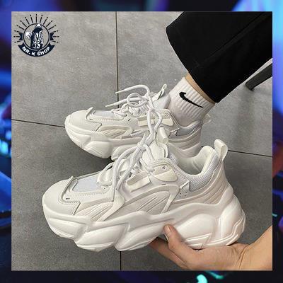 sneakers Giày Thể Thao Đế Dày Màu Đen Kiểu Retro Dễ Phối Đồ Cho Cặp Đôi