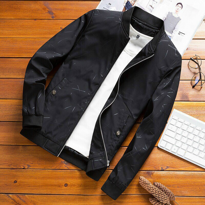 (Mẫu mới)Áo khoác kaki 2 lớp kiểu hàn sọc chéo phá cách | BigBuy360 - bigbuy360.vn