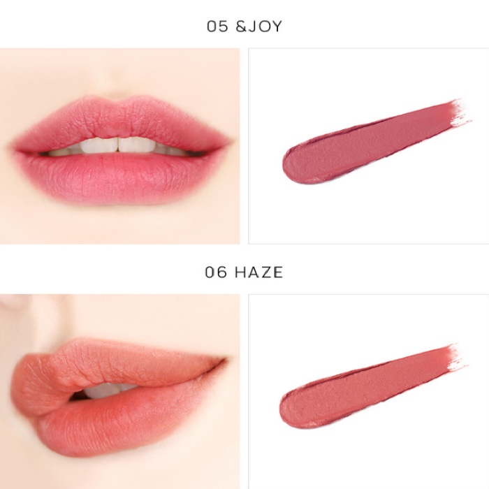 Son dưỡng môi chính hãng 6 màu tùy chọn