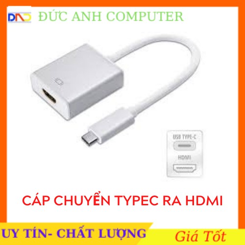 Cáp Chuyển Type-c Ra Hdmi Chuyển Màn Hình Máy Tính Laptop Ra Màn Hình Phụ Tivi Máy Chiếu Hình Ảnh Chât Lượng