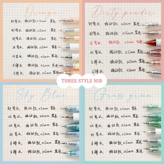 Set 4/6 Bút Bi Mực Đen Ngòi 0.5mm