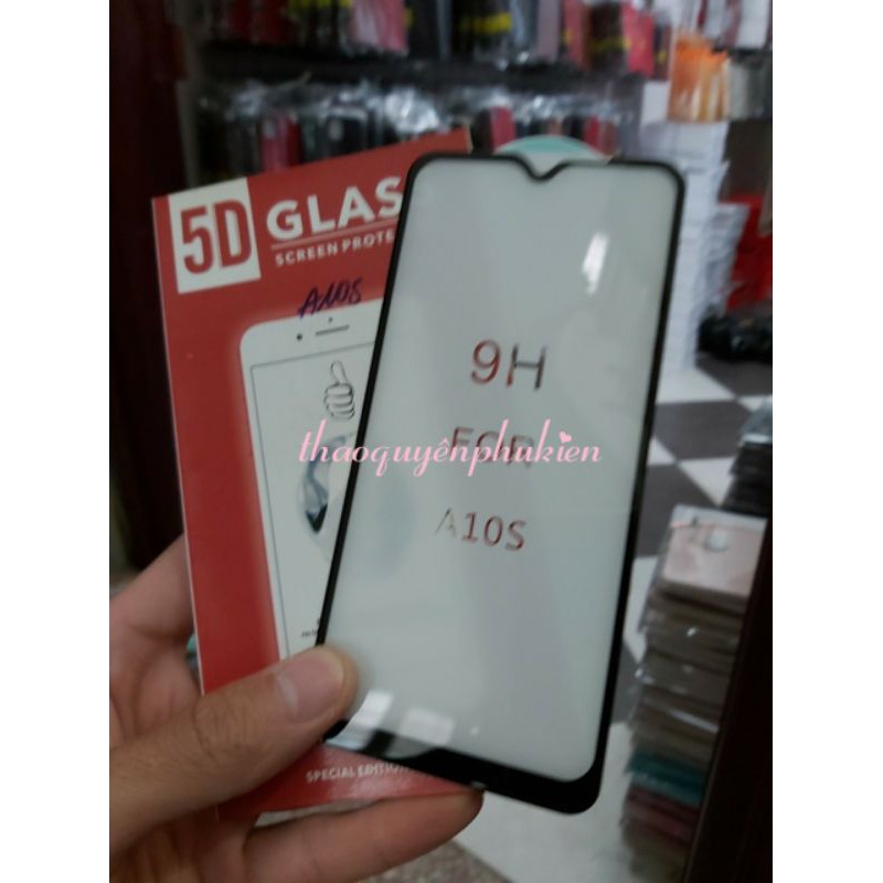 Kính cường lực Full màn 5D xịn Galaxy A10s full keo toàn màn hình