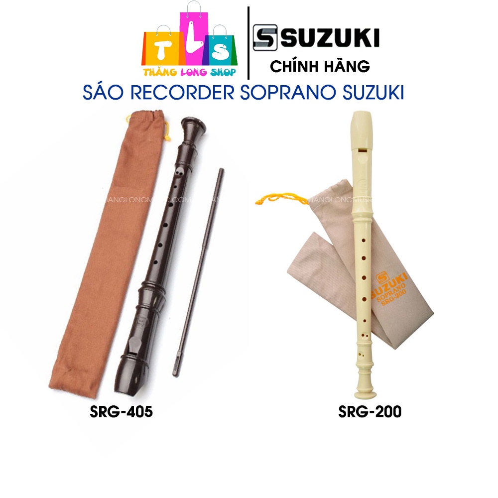 Sáo Soprano Suzuki SRG405 và SRG200