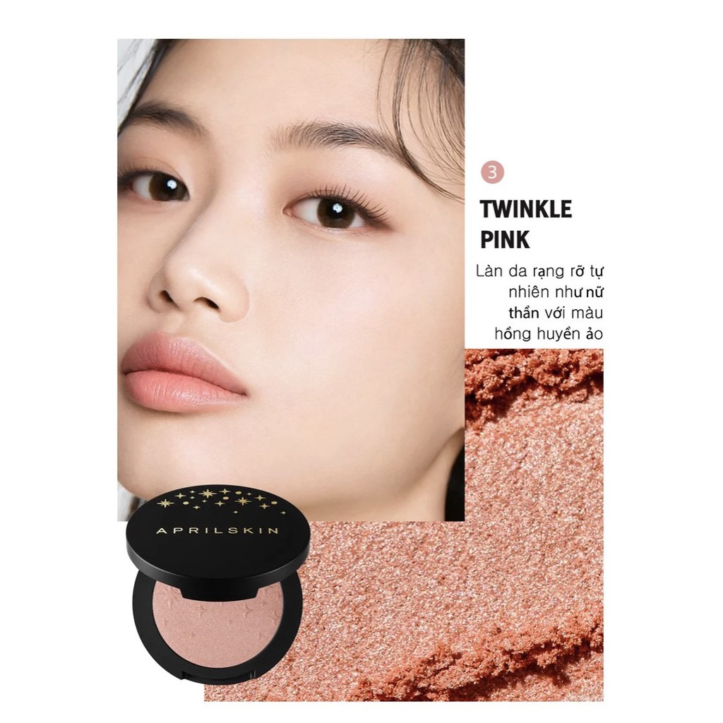 Phấn Bắt Sáng Highlight Aprilskin Perfect Magic Shine Highlighter 5g