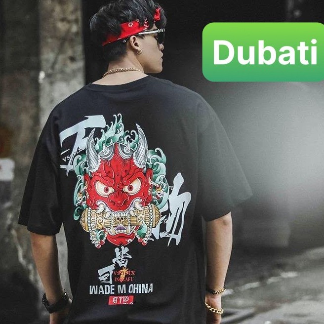 ÁO THUN NAM NỮ HÌNH MẶT QUỶ ĐỎ HOT TREND - DUBATI FASHION