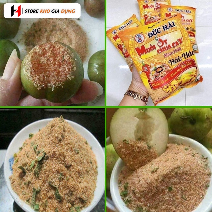 Muối Hảo Hảo, Muối Chấm Hoa quả - Hương Vị Tuổi Thơ - Chính Hãng Đức Hải 500gr