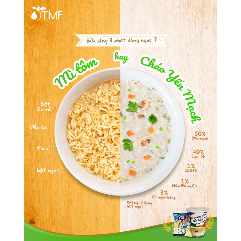 Cháo yến mạch gạo lứt ly - LÁ TÍA TÔ | BigBuy360 - bigbuy360.vn