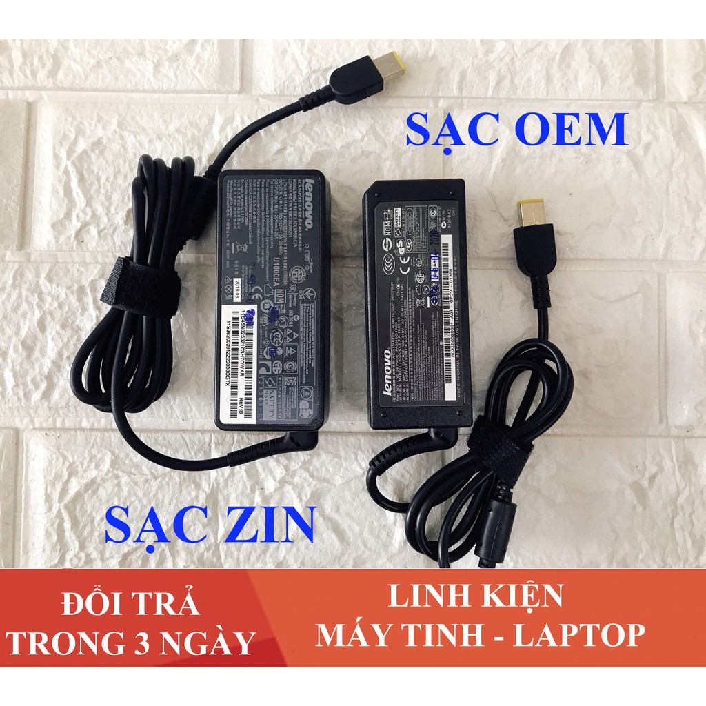 Sạc Laptop Lenovo 20V - 3.25A Chân USB dành cho G40-30 G40-70 Z40 Z50 E41-80 G40 G40-45 G40-80  [FREE SHIP ĐƠN TỪ 50K]