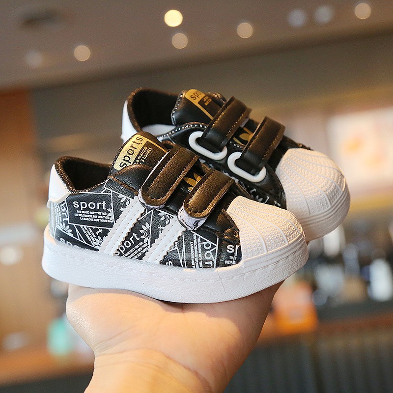 Giày thể thao 2 sọc năng động Cho Bé Trai Bé Gái Size 21-30