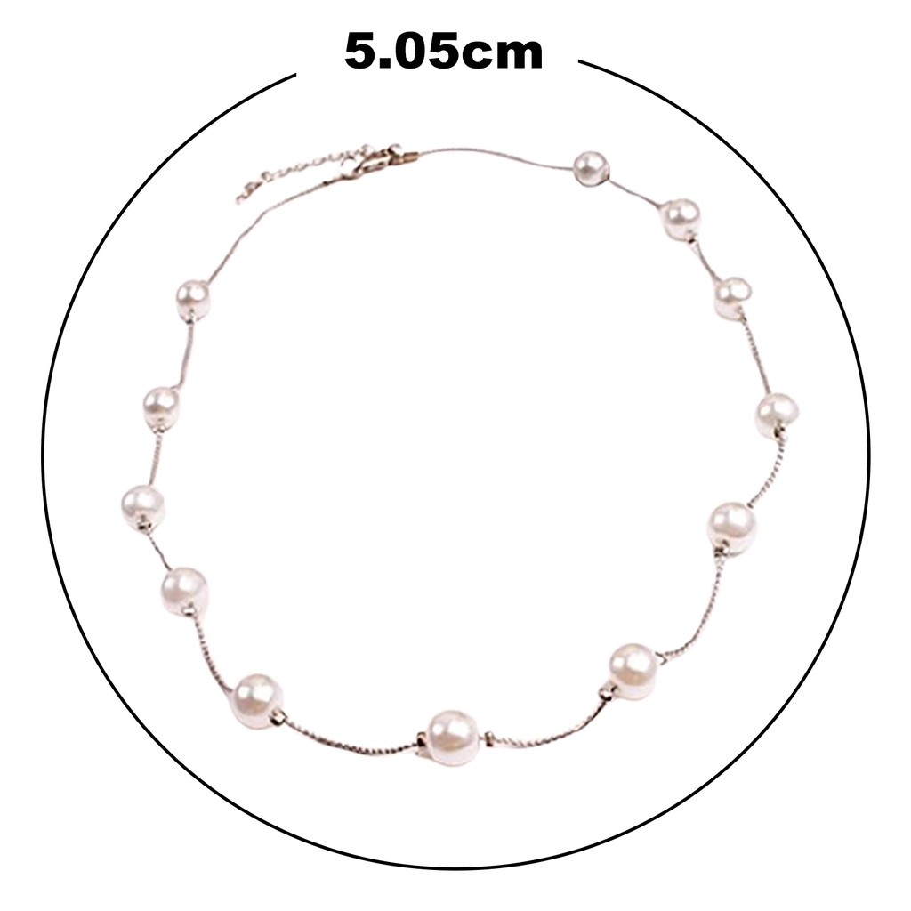 Dây chuyền hợp kim ngọc trai nhân tạo sang trọng quý phái dành cho nữ
