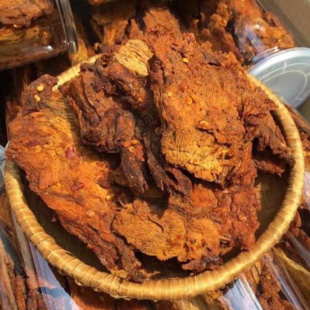 Khô Bò giòn cay Hồng Ngự Đtfood ngũ vị hũ 250g